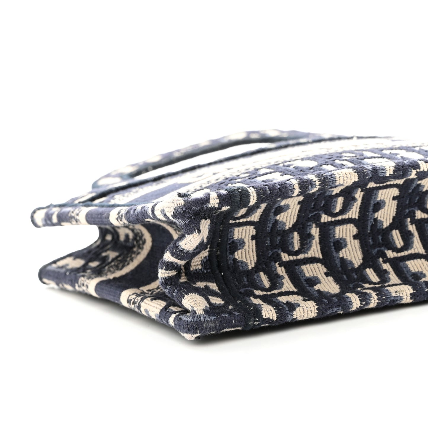 Oblique Mini Book Tote Blue Multicolor