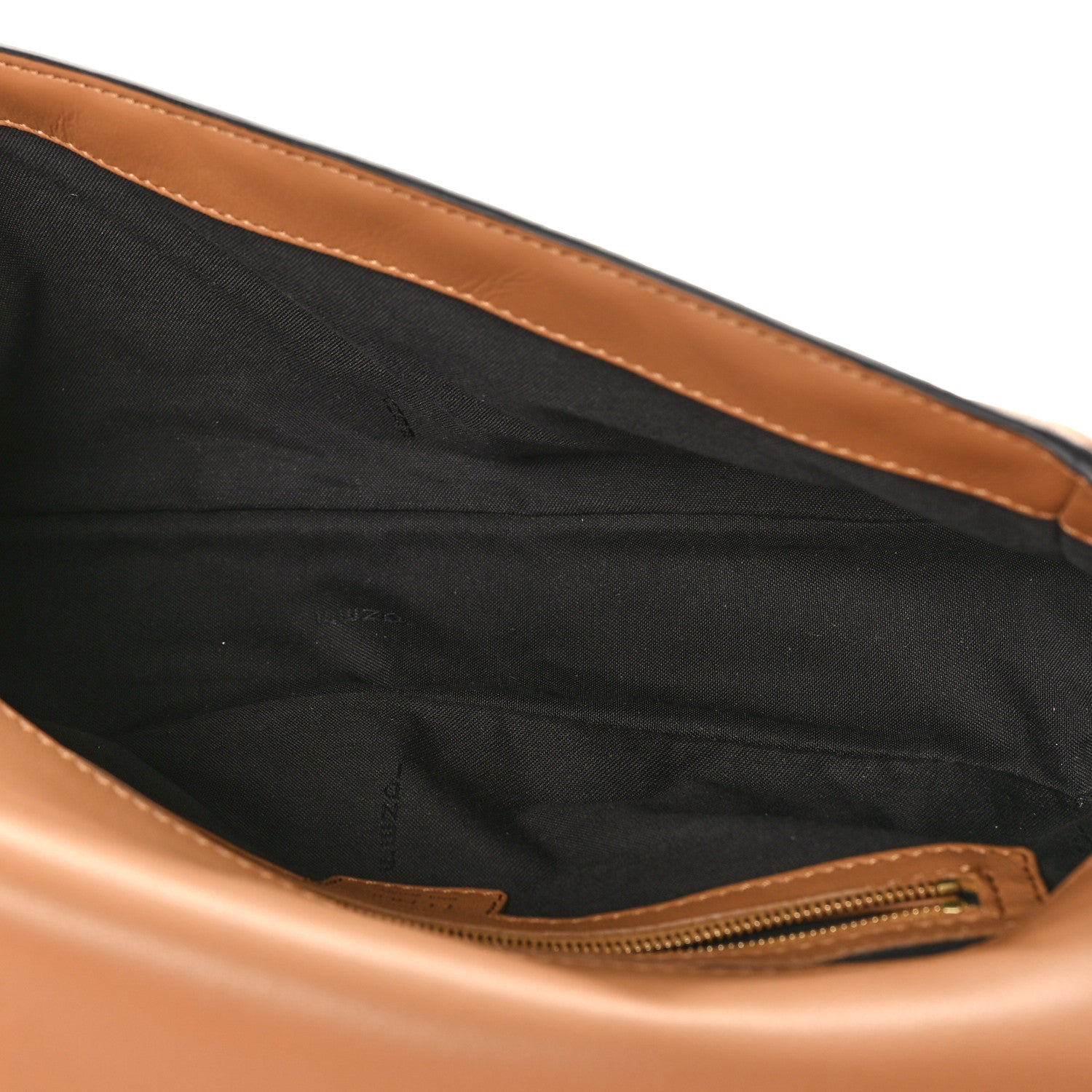 Fendi Nappa FF 1974 Embossed Baguette Miele Scuro 5 of 8