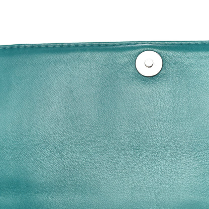 Chanel Lambskin Quilted Large Soft Touch Flap Green 15 of 20