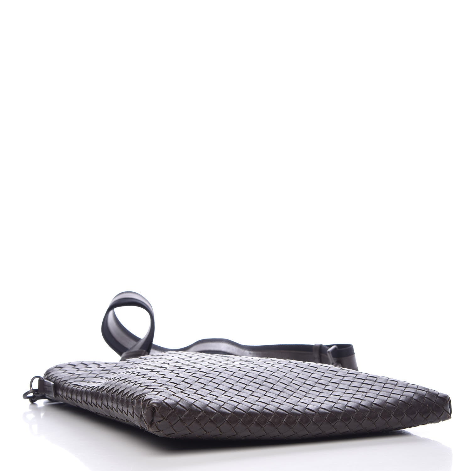 Bottega Veneta Nappa Intrecciato VN Crossbody Messenger Bag Ebano 4 of 8