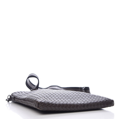 Bottega Veneta Nappa Intrecciato VN Crossbody Messenger Bag Ebano 4 of 8