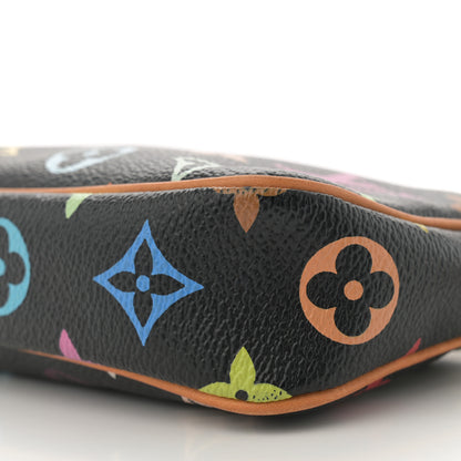 Louis Vuitton Monogram Multicolor Pochette Accessories Black 10 of 10