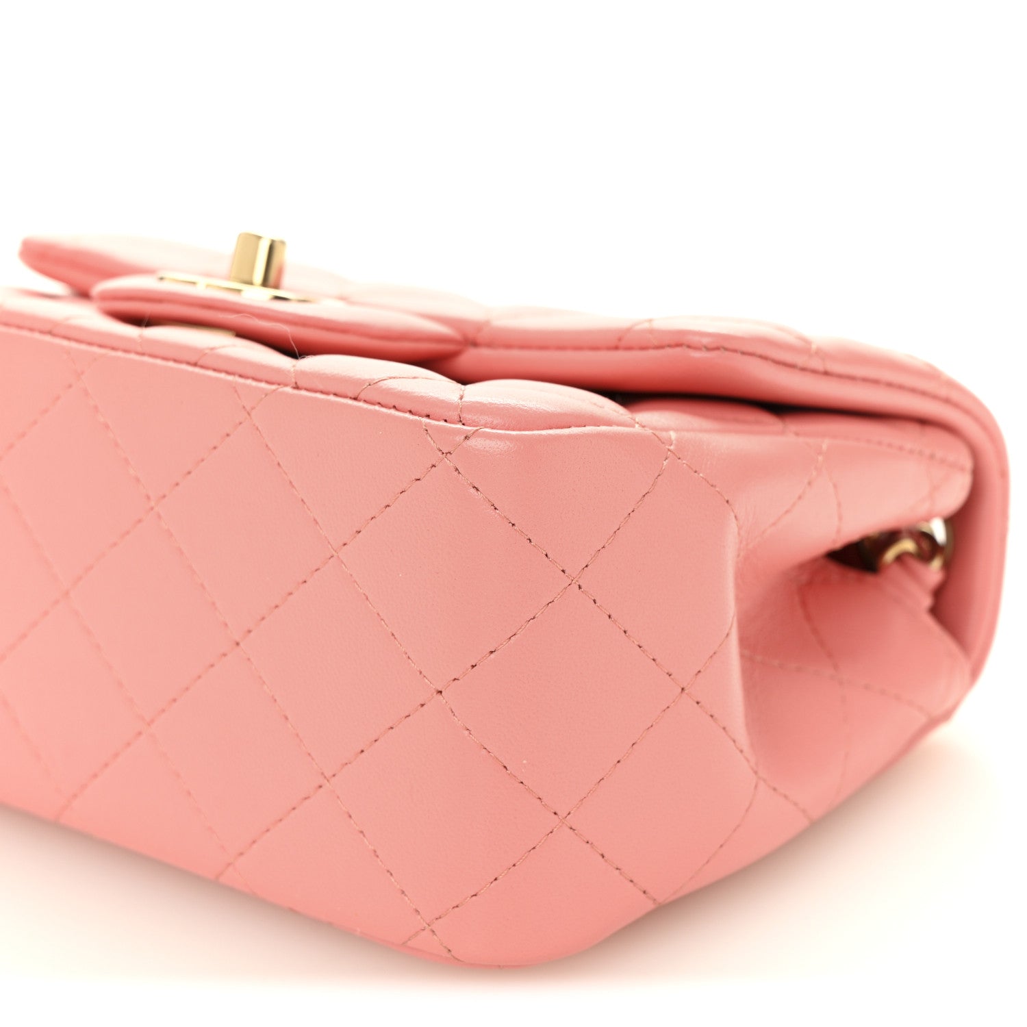 Chanel Lambskin Quilted Mini Square Flap Pink 10 of 10