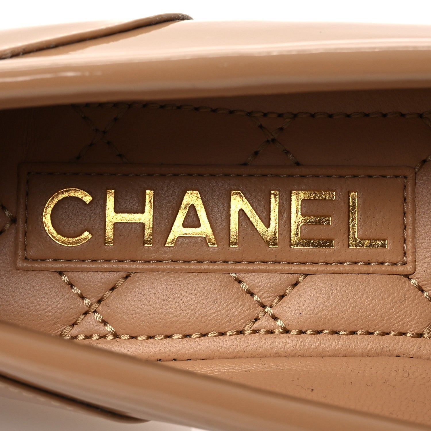 Chanel Patent Calfskin CC Loafers 36.5 Brown 8 of 10