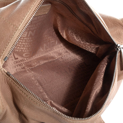 Chanel Caviar Square Stitched Bag Beige 5 of 7