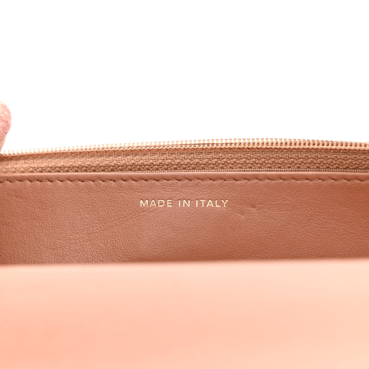 Lambskin Quilted Chanel 19 Wallet On Chain WOC Brown