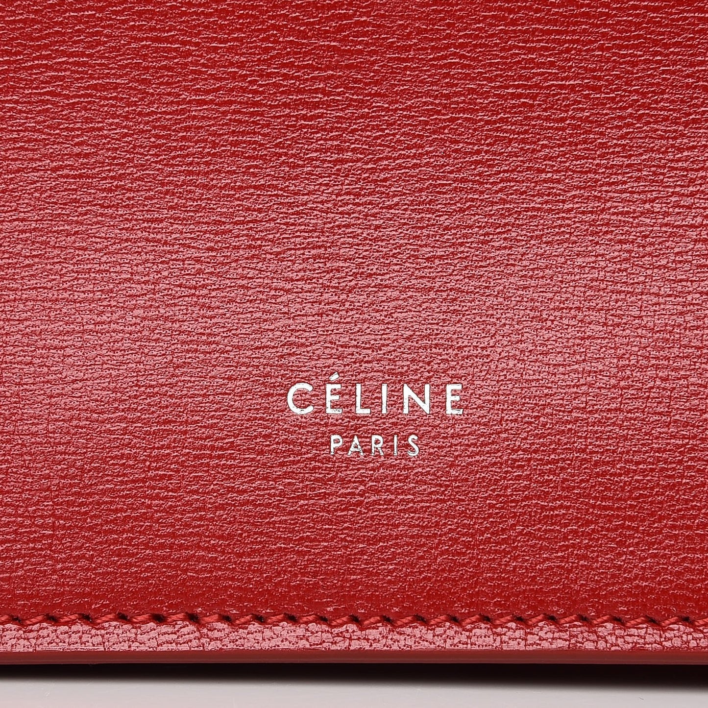 Smooth Calfskin Mini Clasp Bag Pop Red