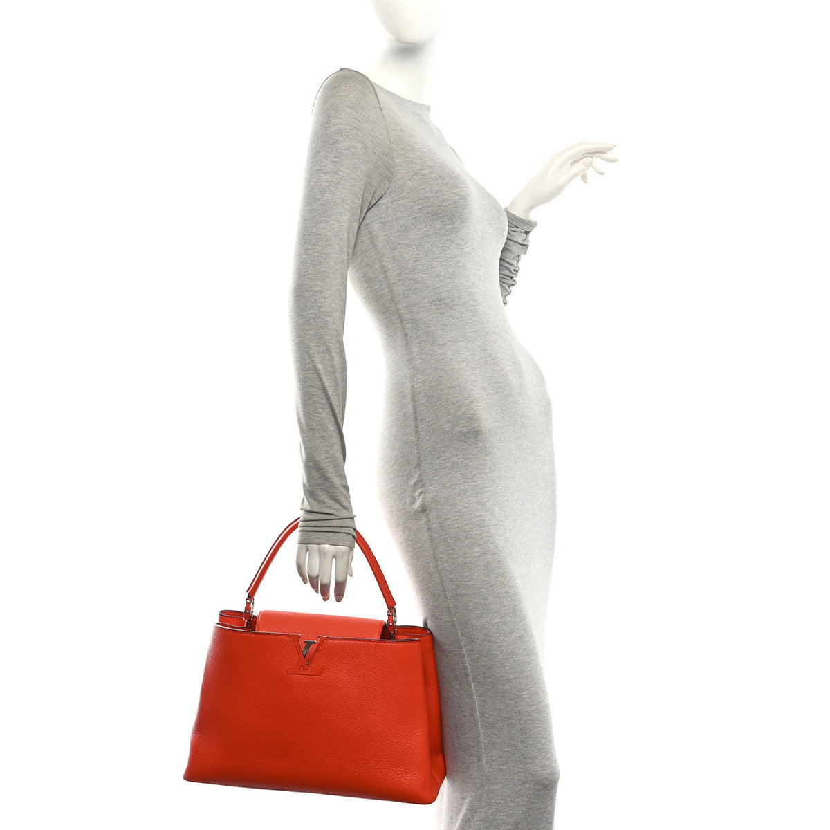 Taurillon Capucines GM Red
