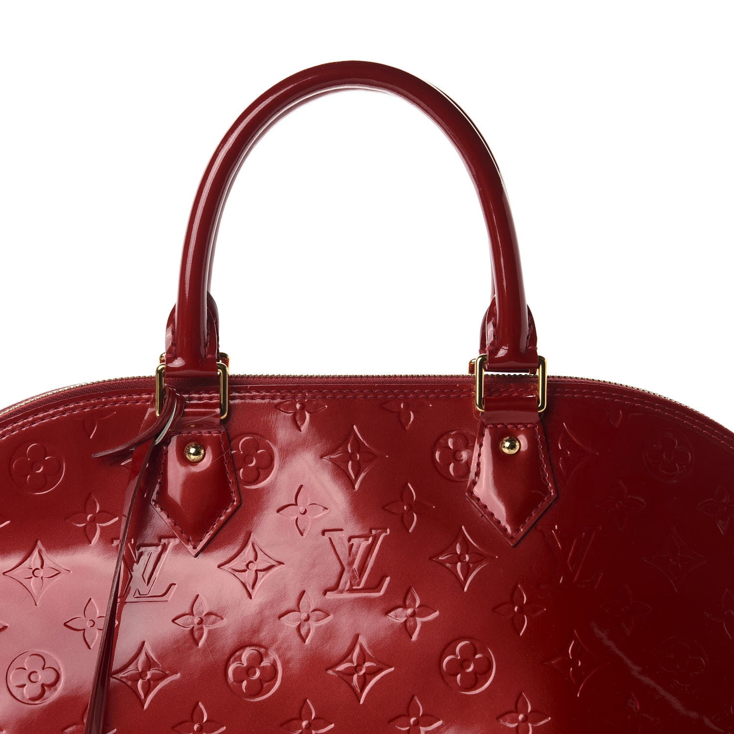 Louis Vuitton Vernis Alma GM Pomme D'Amour 9 of 9