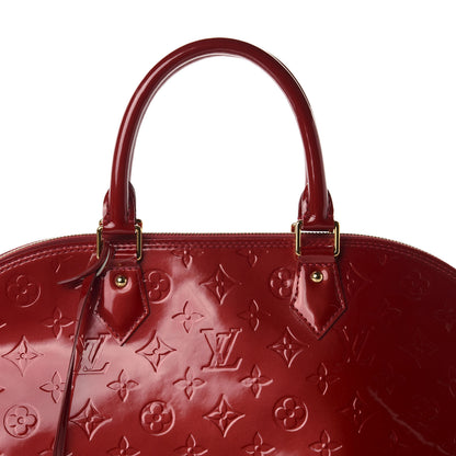 Louis Vuitton Vernis Alma GM Pomme D'Amour 9 of 9