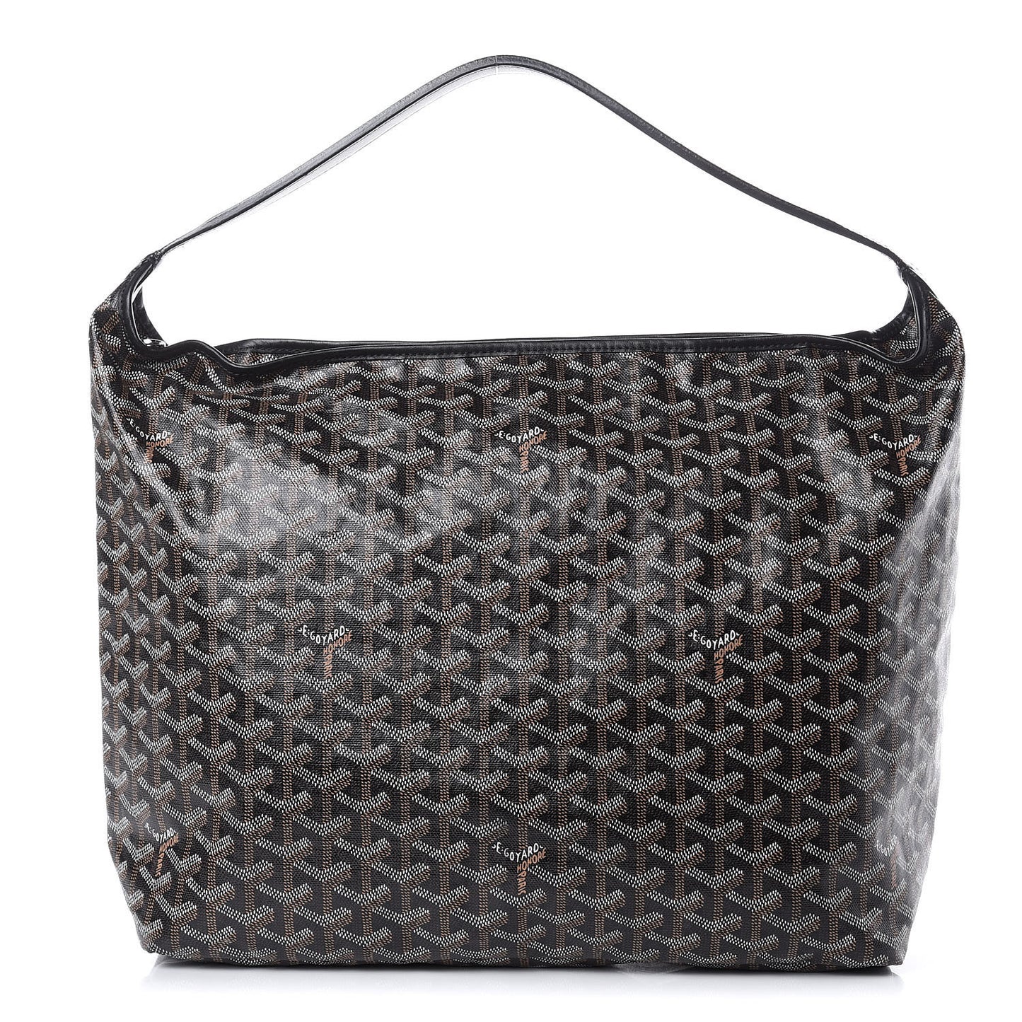 Goyardine Fidji Zip Hobo Black