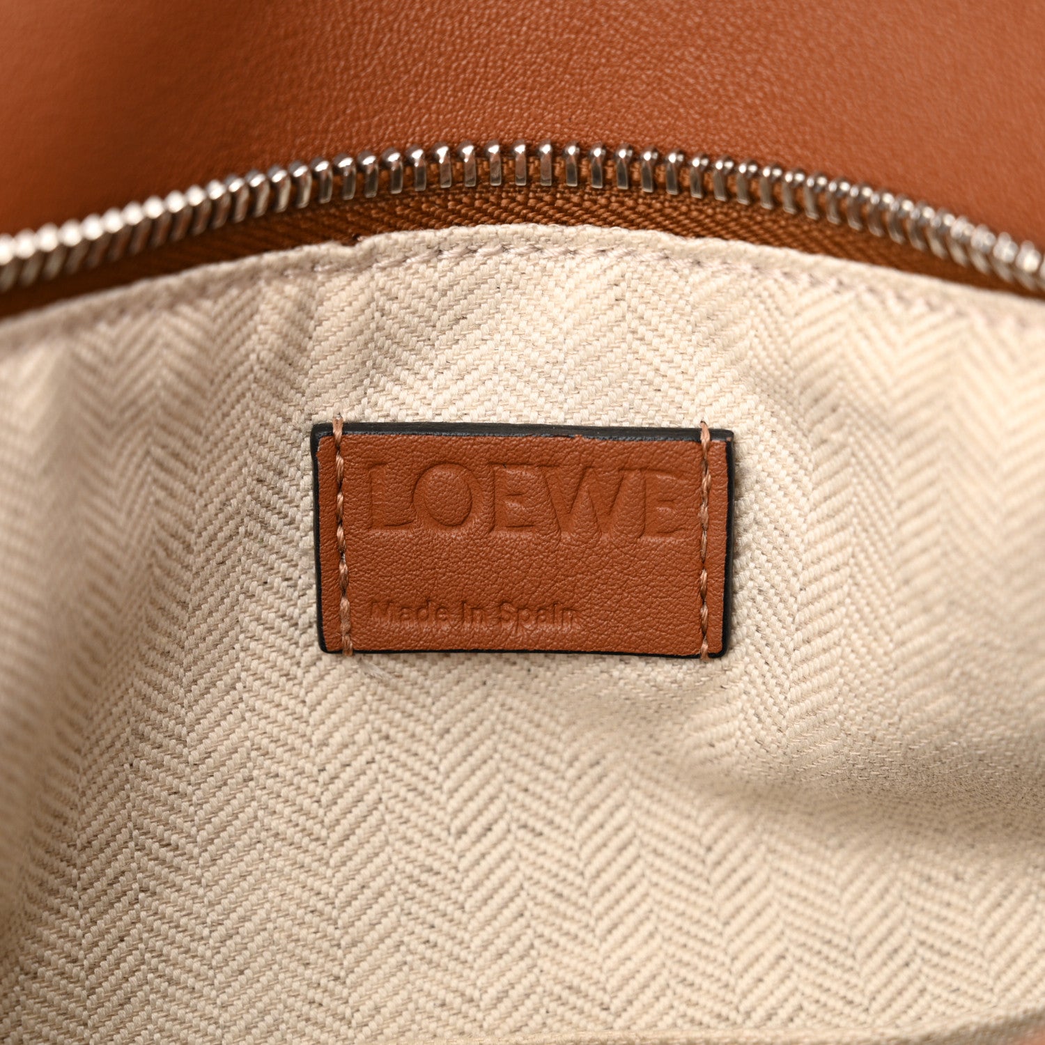Loewe Calfskin Small Puzzle Bag Tan 6 of 10