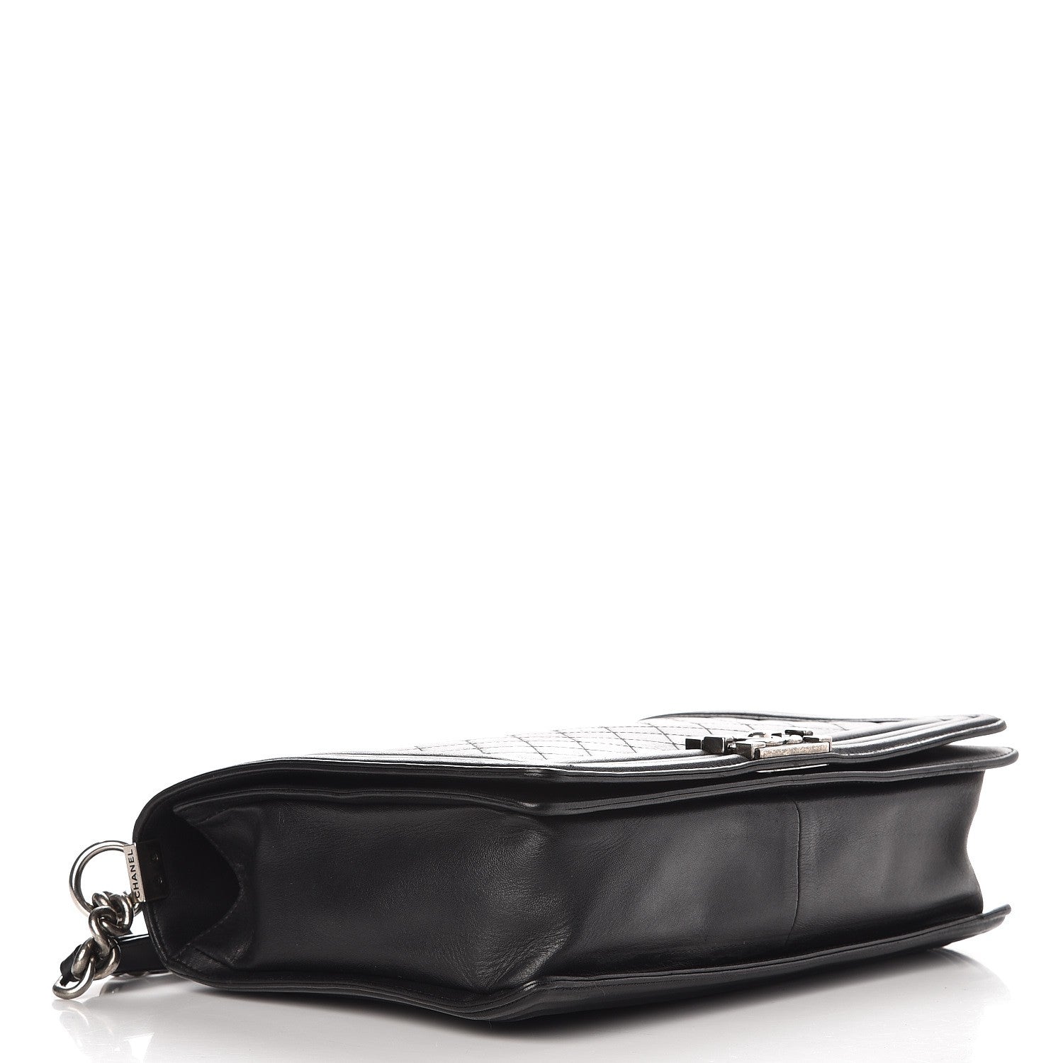 Chanel Lambskin Quilted Large Boy Flap Black 4 of 7