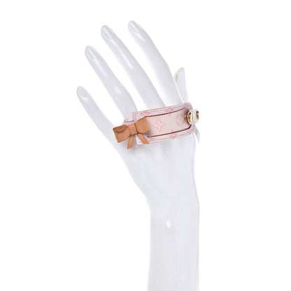 Louis Vuitton Monogram Cherry Blossom Address Wish Bracelet Pink 2 of 7