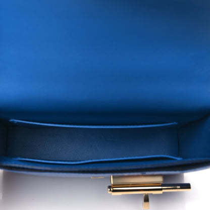 Hermes Shiny Alligator Mini Verrou Chaine Bag Bleu Electrique 5 of 11