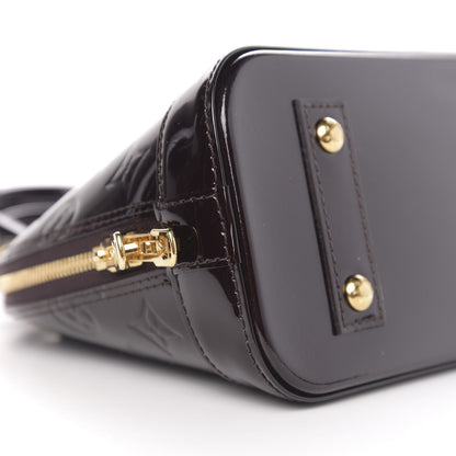Louis Vuitton Vernis Alma BB Amarante 7 of 10