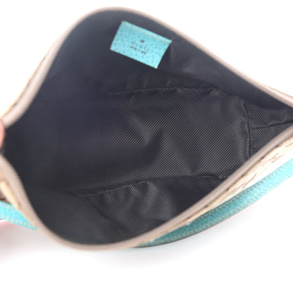 Gucci Monogram Boat Pochette Teal 5 of 9