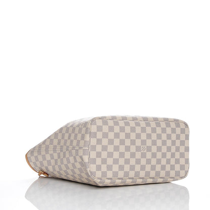 Louis Vuitton Damier Azur Neo Neverfull MM Rose Ballerine 4 of 7