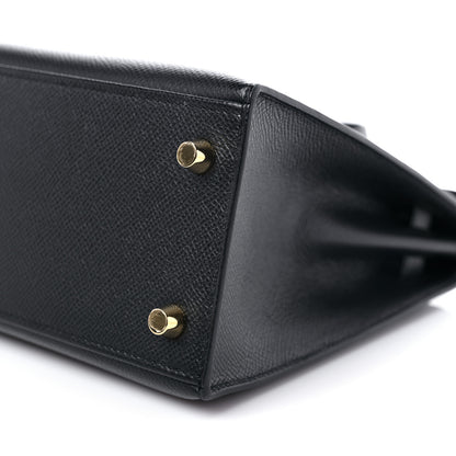 Hermes Epsom Kelly Sellier 25 Black 9 of 9
