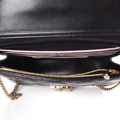 Christian Dior Lambskin Cannage Miss Dior Promenade Pouch Black 5 of 8