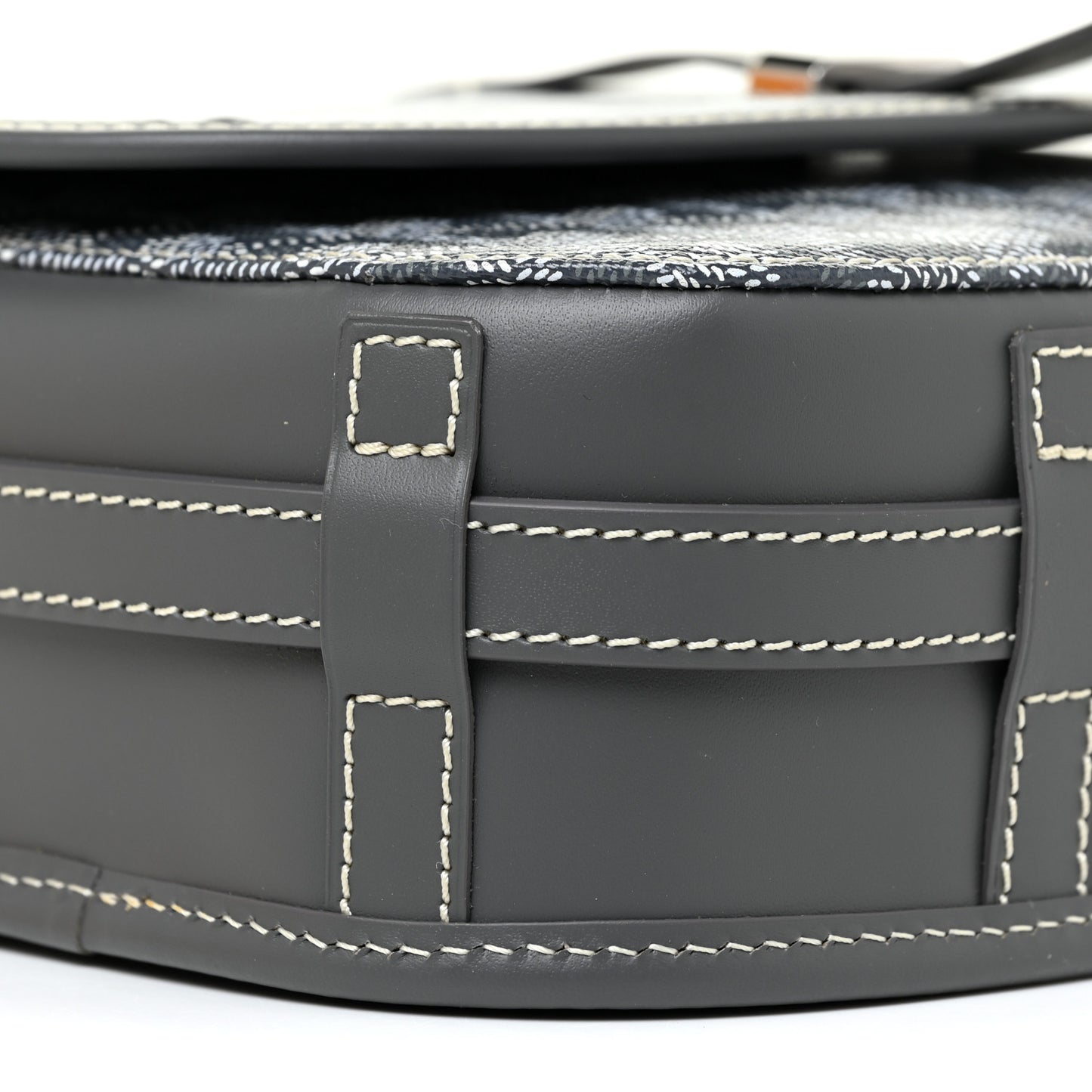 Goyardine Belvedere II PM Messenger Bag Gray