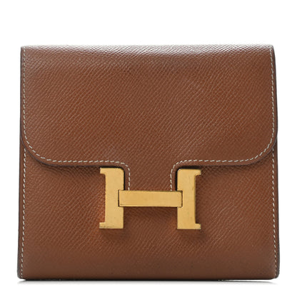 Hermes Epsom Constance Short Wallet Gold 1 of 5