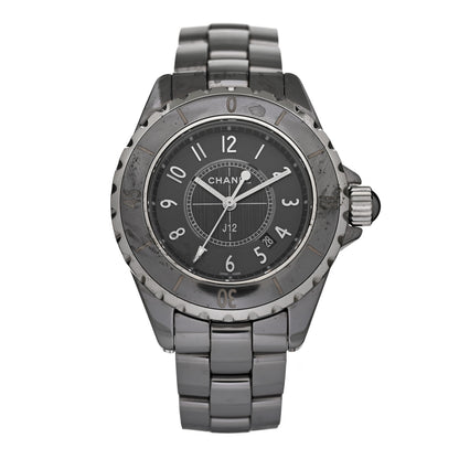 Chanel Titanium Ceramic 33mm J12 Chromatic Quartz Watch 1 of 5