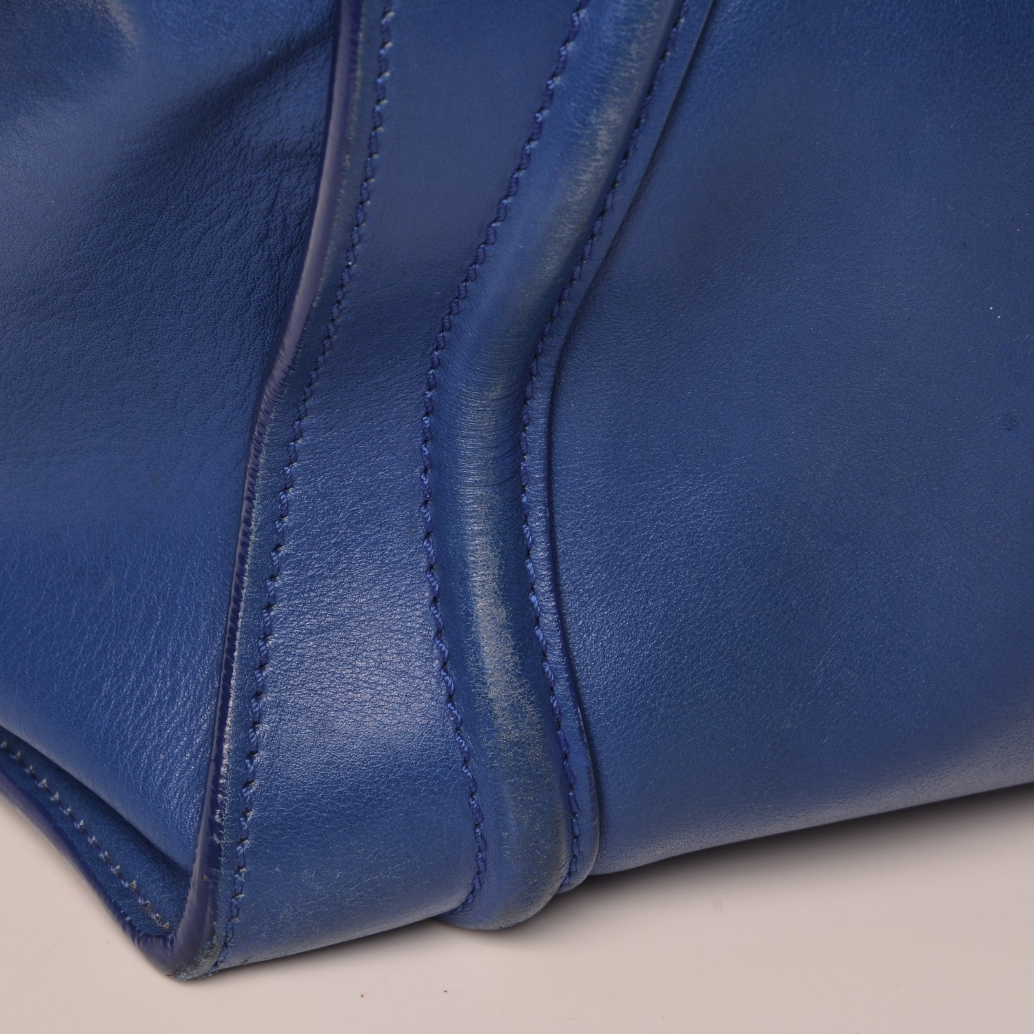 Celine Smooth Calfskin Mini Luggage Electric Blue 13 of 26