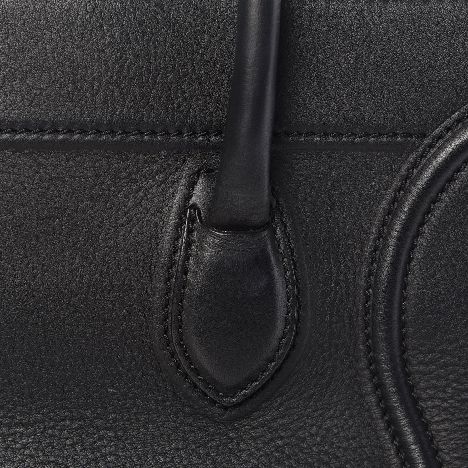 Celine Supple Calfskin Medium Phantom Luggage Black 14 of 22
