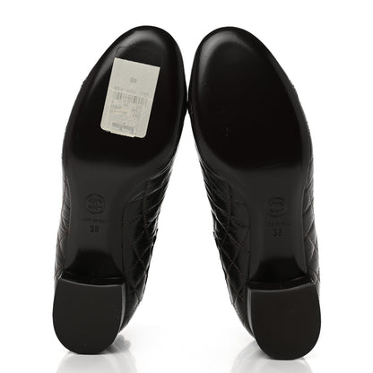 Chanel Lambskin Quilted Cap Toe CC Ankle Boots 36 Dark Brown 5 of 8