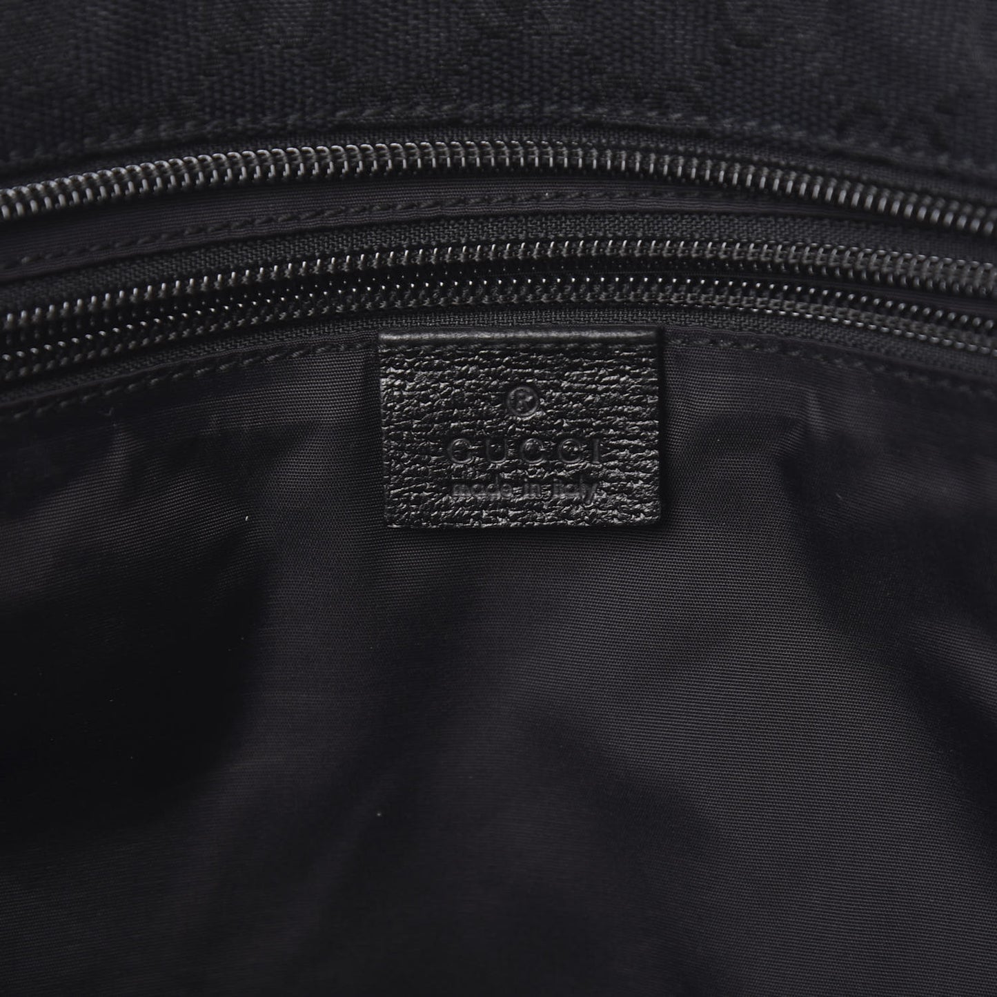 Monogram Web Large Diaper Tote Black