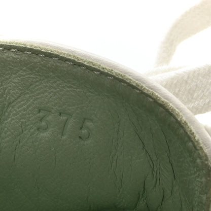 Hermes Crocodile Calfskin Deep Sneakers 37.5 White Vert Jade 8 of 9