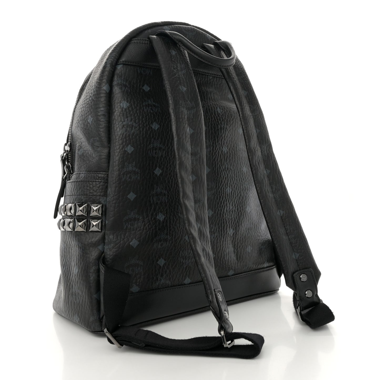 Visetos Medium Side Studs Stark Backpack Black