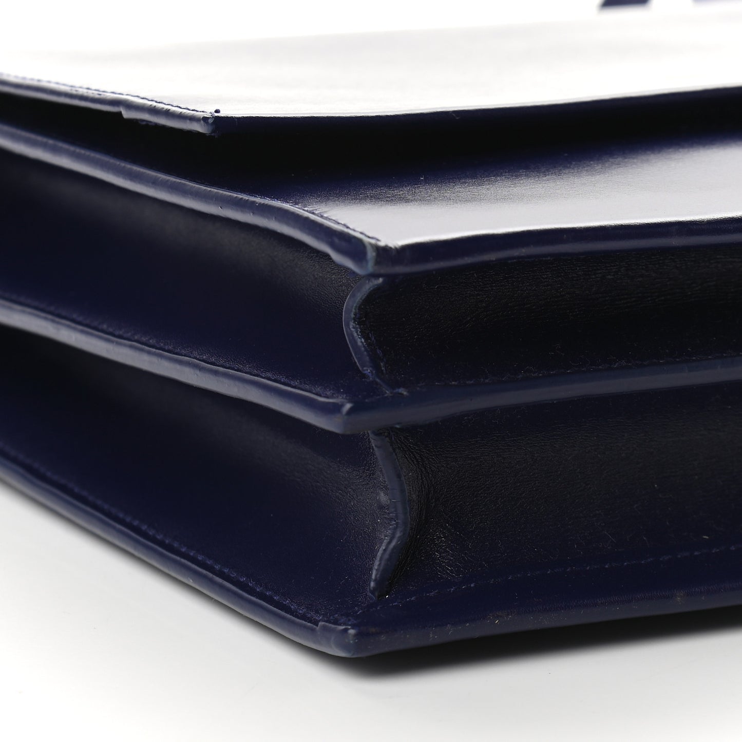 Calfskin Sao Shoulder Bag Saphir