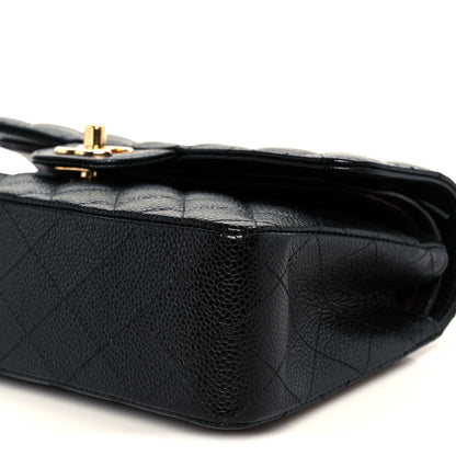 Chanel Caviar Quilted Small Double Flap Black 11 of 12