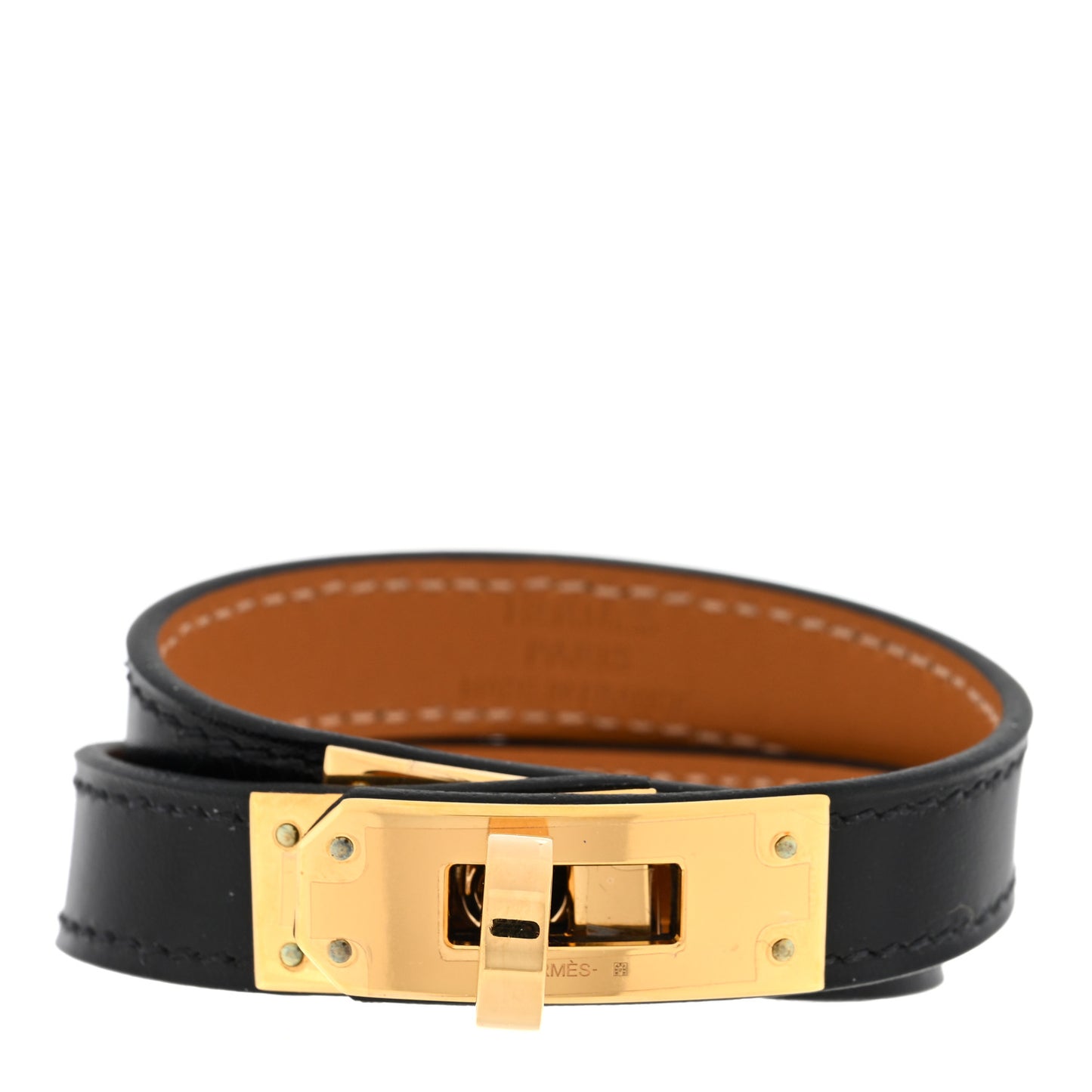 Box Kelly Double Tour Bracelet T2 Black