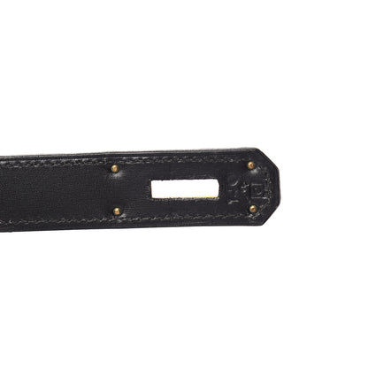 Hermes Box Kelly Retourne 40 Black 6 of 15