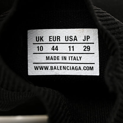 Balenciaga Neoprene Knit Mens Speed Sneakers 44 Black White 8 of 10