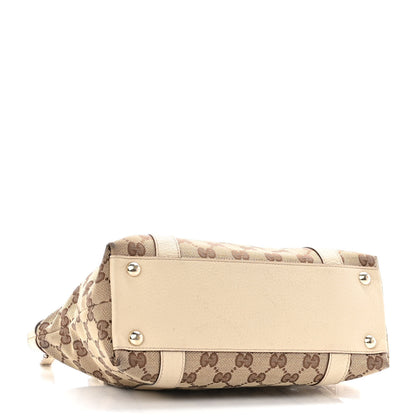 Gucci Monogram Small Abbey Tote Off White 3 of 10