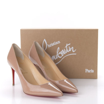 Christian Louboutin Patent Kate 85 Pumps 38.5 Nude 8 of 8
