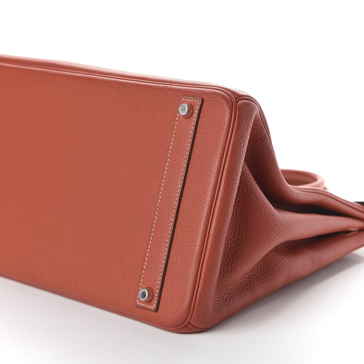 Hermes Taurillon Clemence Birkin 40 Sanguine 7 of 12