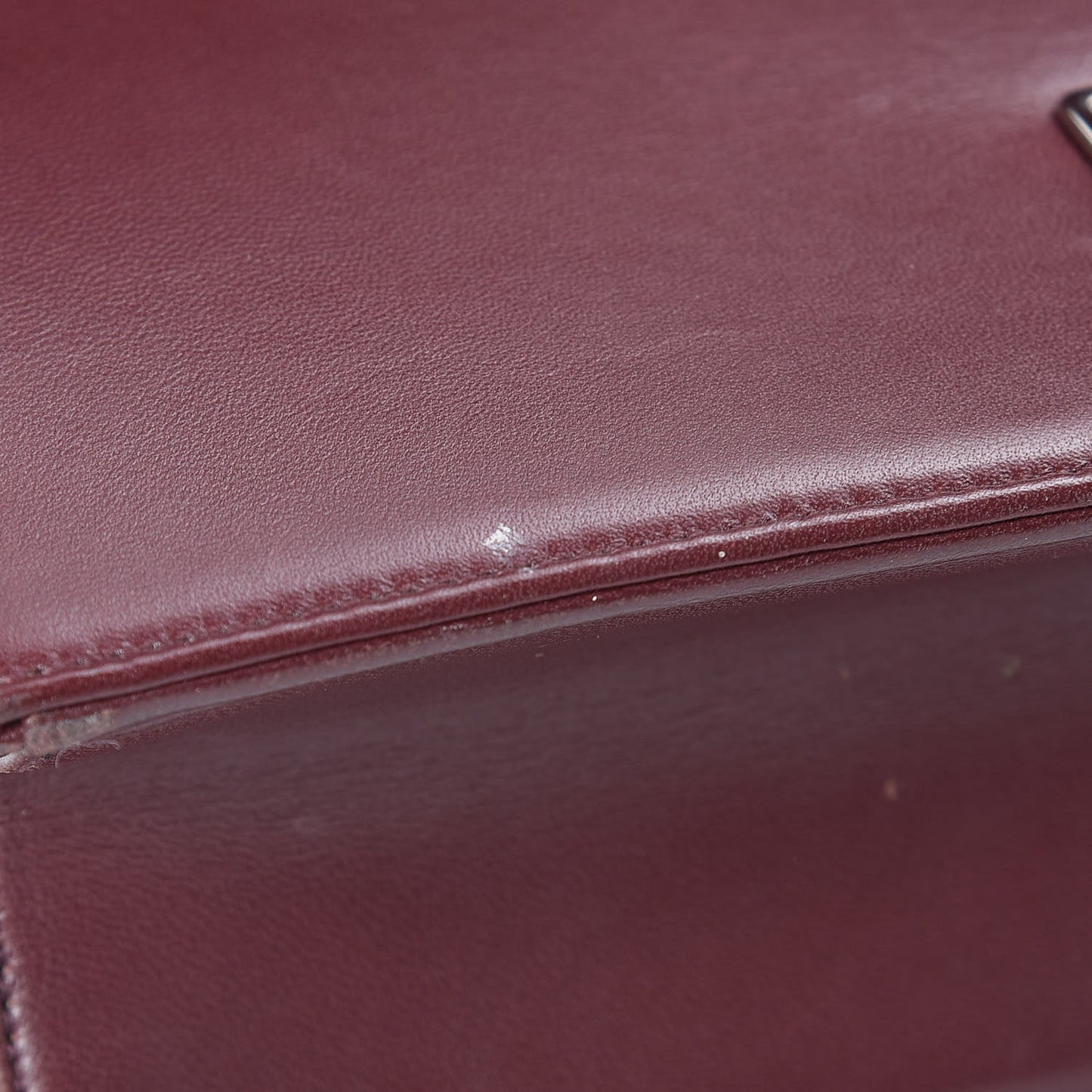 Tweed Calfskin Medium Diorama Flap Bag Burgundy Multicolor