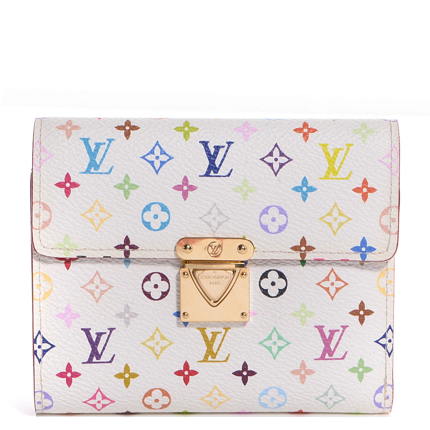 Monogram Multicolor Koala Wallet White
