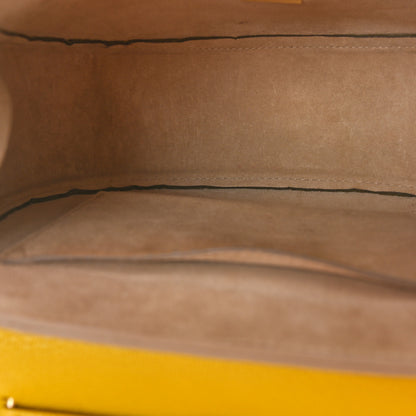 Chloe Grained Lambskin Drew Shoulder Bag Yellow 5 of 8