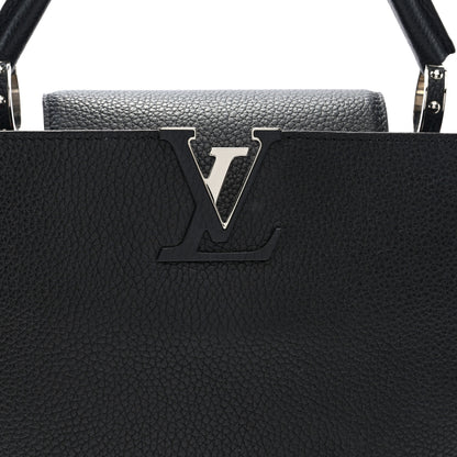 Louis Vuitton Taurillon Capucines PM Black 7 of 9