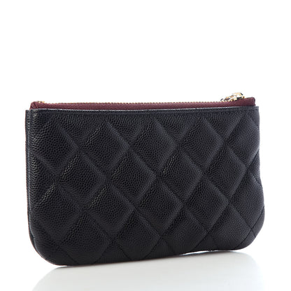 Chanel Caviar Quilted Small Cosmetic Case Black 3 of 8