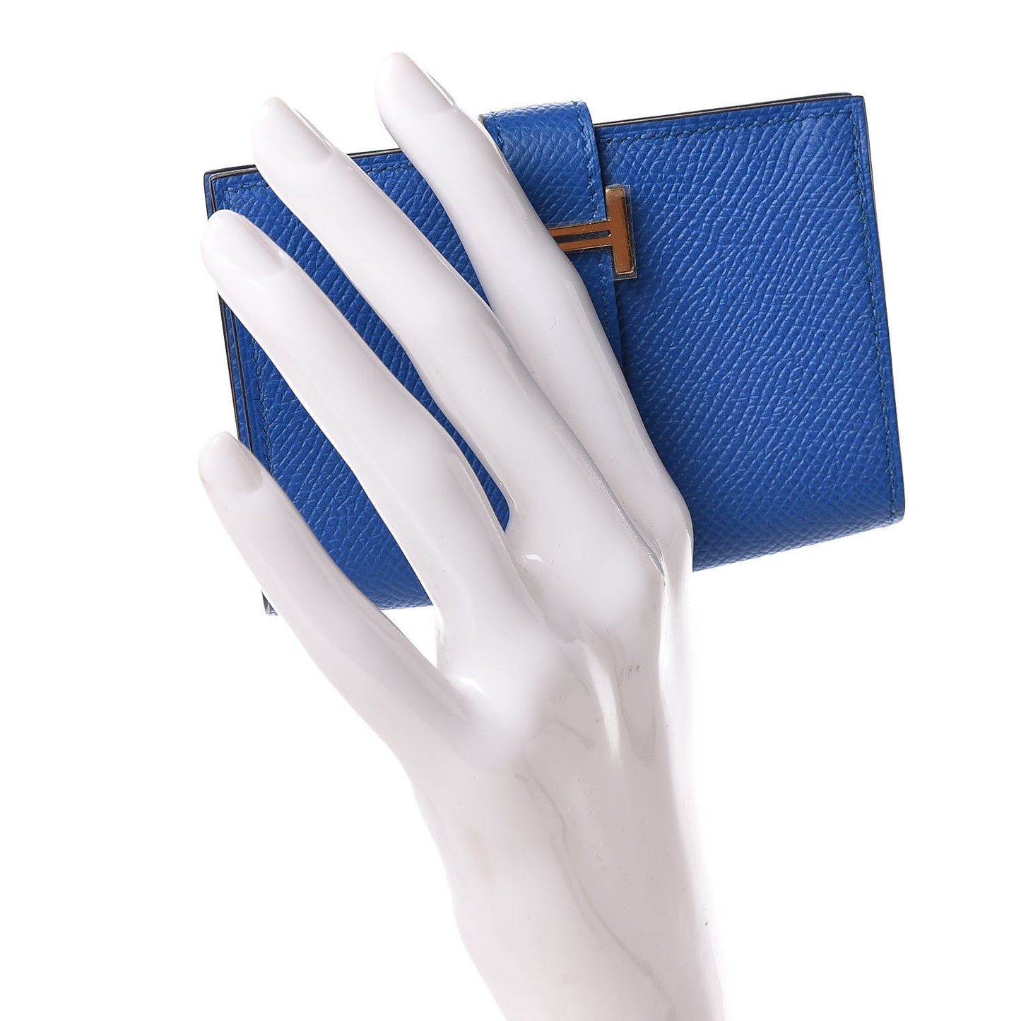 Epsom Bearn Card Holder Wallet Bleu Zellige