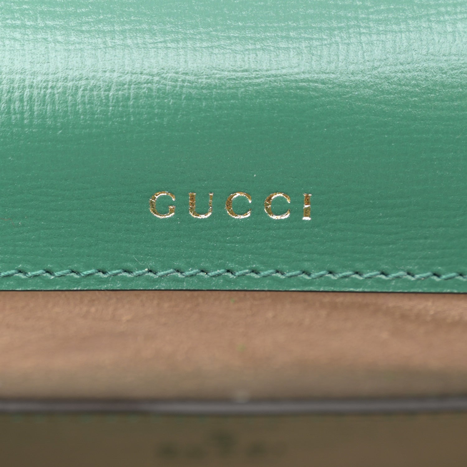 Gucci Azalea Calfskin Web Monochrome Horsebit 1955 Shoulder Bag Emerald 6 of 11