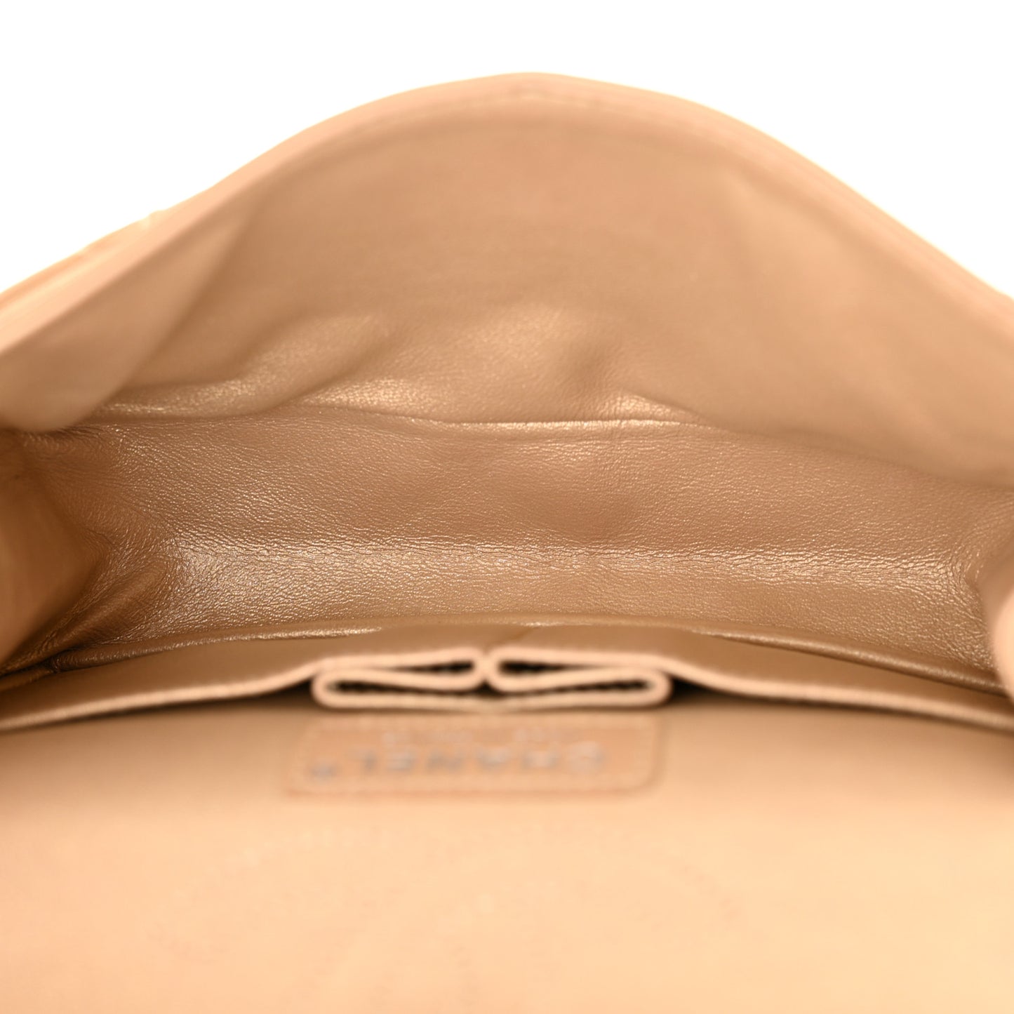 Metallic Calfskin Quilted Lucky Charms 2.55 Reissue 224 Flap Gold