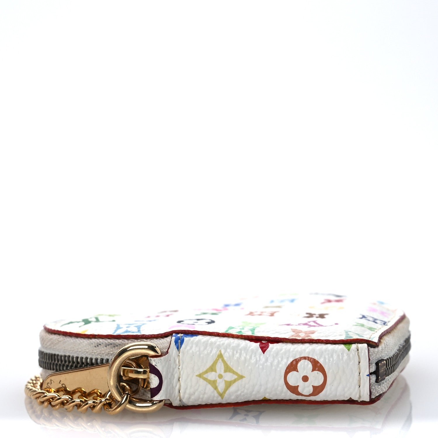Louis Vuitton Monogram Multicolor Coeur Heart Coin Purse White 4 of 9
